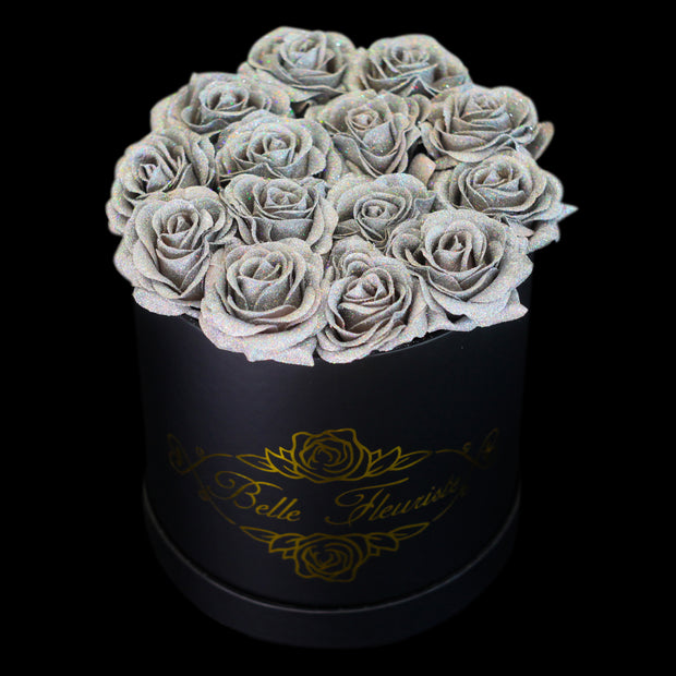 Black Glitter Roses 🖤🌹😍 #florist #floral #flowers #roses #blackrose