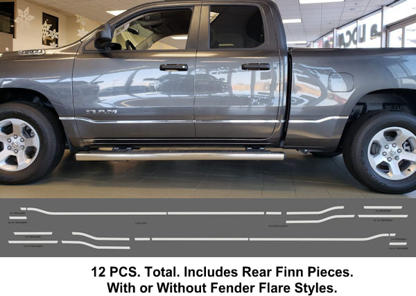 chrome fender flares for dodge ram 1500