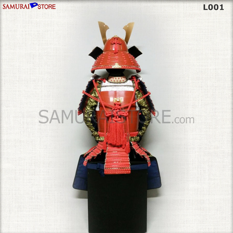 L073 (即納品) 黒糸威胸取鎬二枚胴具足 - サムライストア SAMURAI STORE