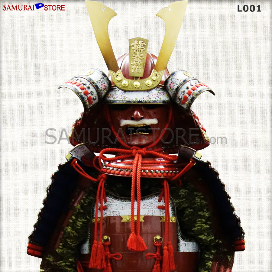 L073 (即納品) 黒糸威胸取鎬二枚胴具足 - サムライストア SAMURAI STORE