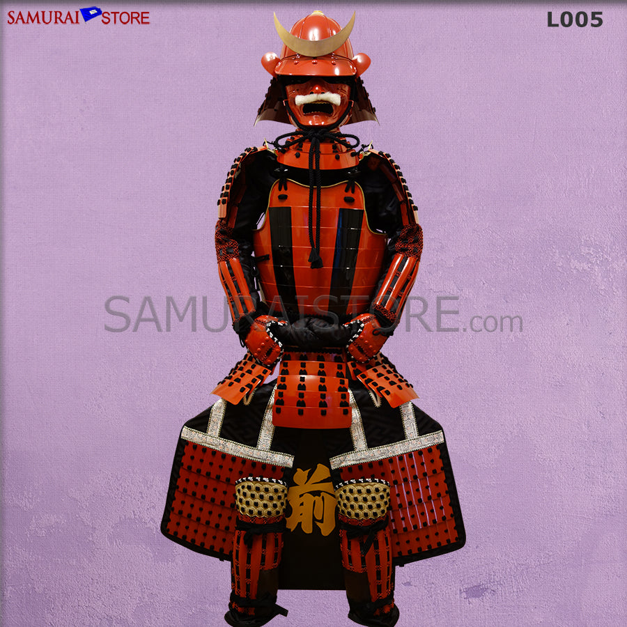 L001 赤二枚胴具足 鎧 等身大 - サムライストア SAMURAI STORE