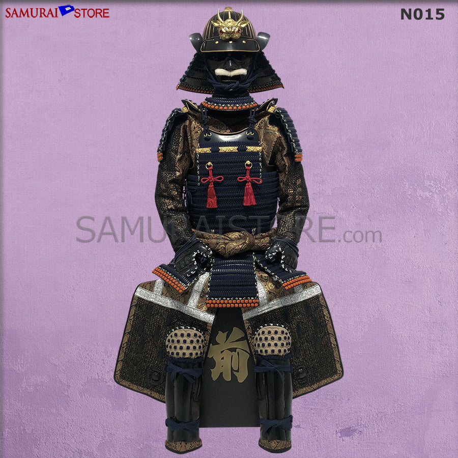 L073 (即納品) 黒糸威胸取鎬二枚胴具足 - サムライストア SAMURAI STORE