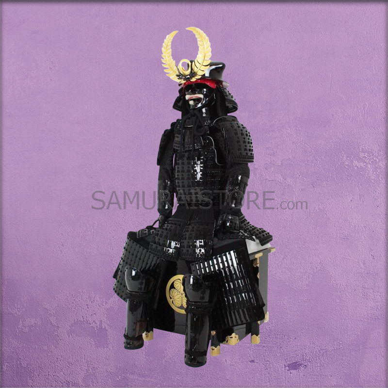 L001 (即納品) 赤二枚胴具足 鎧 等身大 - サムライストア SAMURAI STORE