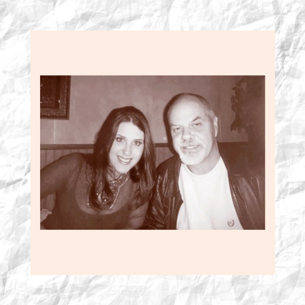 Melanie Gilmer and her father in our Why I Wear series.