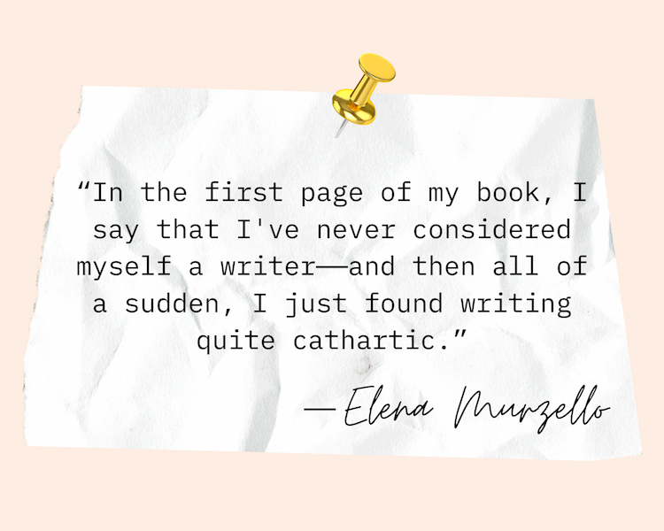 Shown here: A quote from our interview with Elena Murzello.