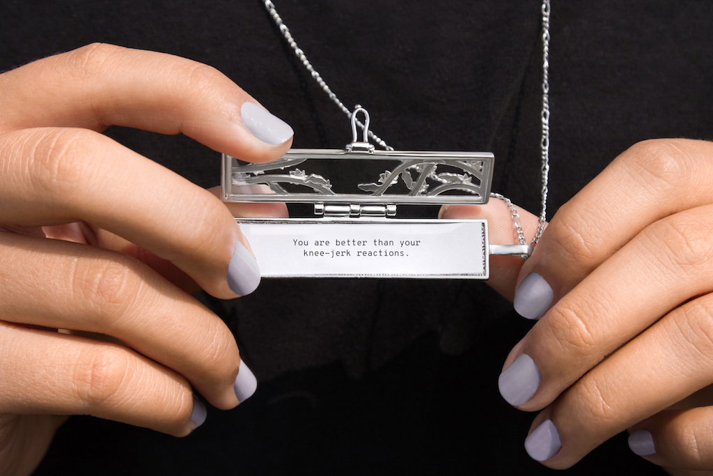 motivational quotes jewelry for getting out of a negative place