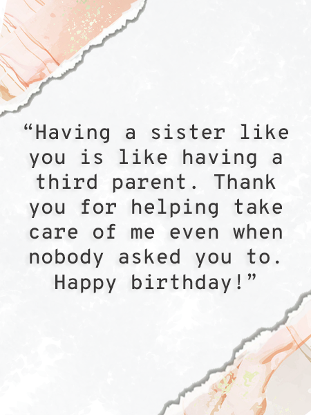 100 Thoughtful Quotes To Say Happy Birthday Sister Fortune Frame