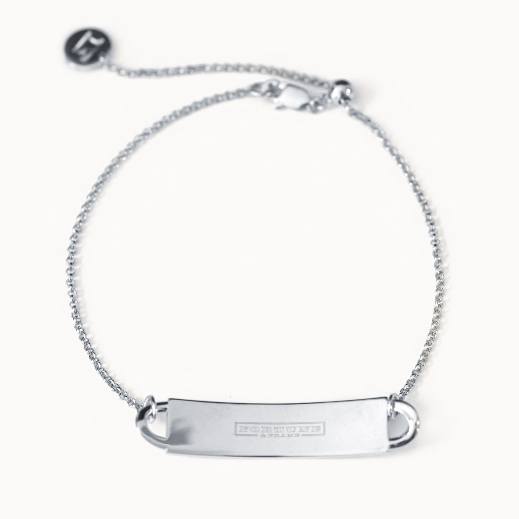 Mini Fortune Bracelet: "Things are unfolding exactly as they should" - Silver