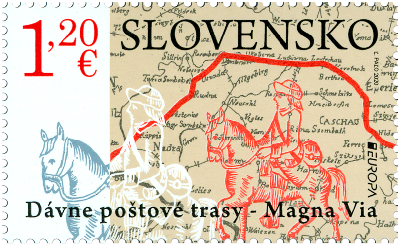 Polijsten arm bon Slovakia - 2020 Europa: Ancient Mail Routes – The Magna Via (MNH) –  Hungaria Stamp Exchange