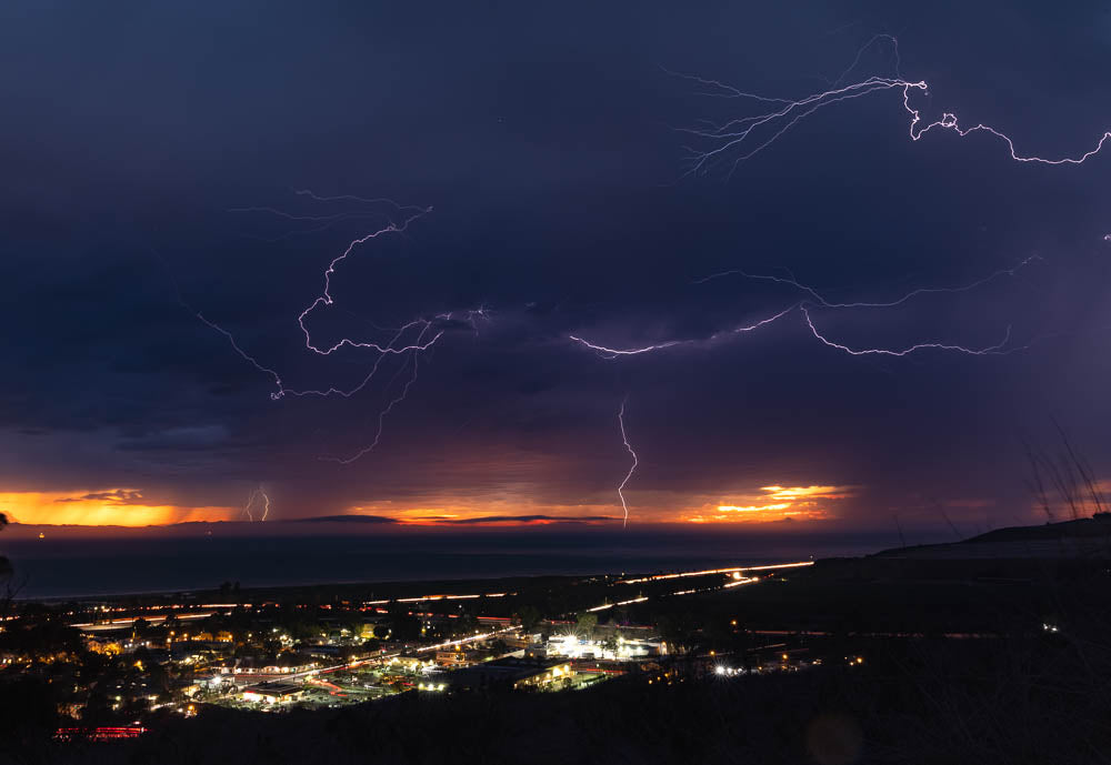 Lightning Storm in Ventura, CA