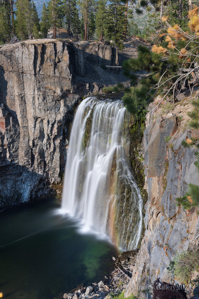 Rainbow Falls, Mammoth, Fine Art Photograph