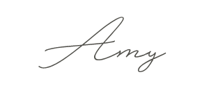 Amy's Signature; creator of Fable Kids Handmade