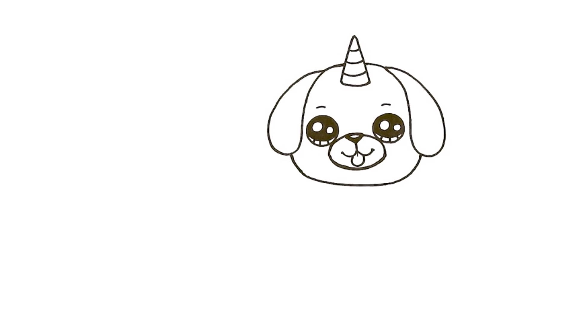 Comment Dessiner un Chien Licorne - 15