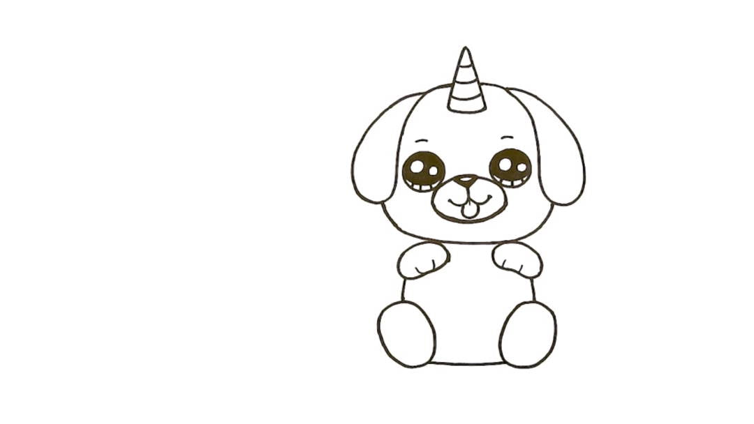 Comment Dessiner un Chien Licorne - 20