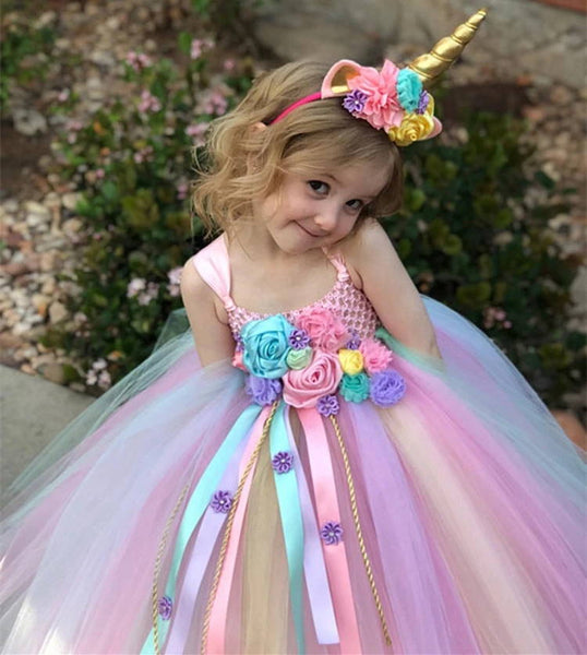 Déguisement princesse à dos de licorne gonflable fille : Deguise-toi, achat  de Déguisements enfants