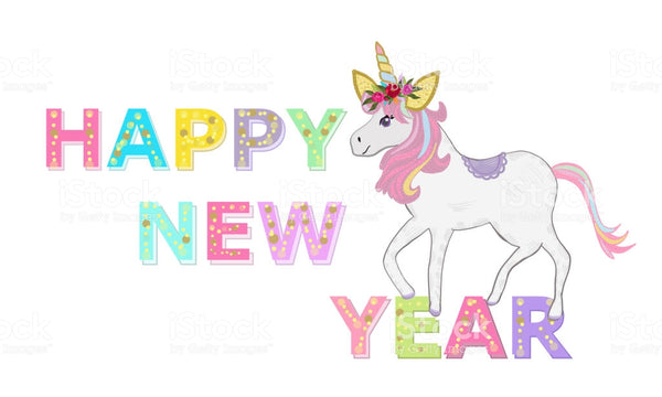 Licorne Bonne Année