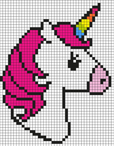 Pixel Art Emoji Licorne