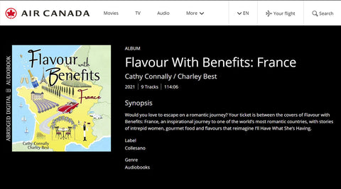 Air Canada Inflight Entertainment - Flavour with Benefits: France Audiobook