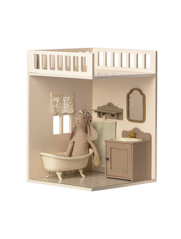 Maileg Bathroom with Size 2 Bunny in Wellness Set