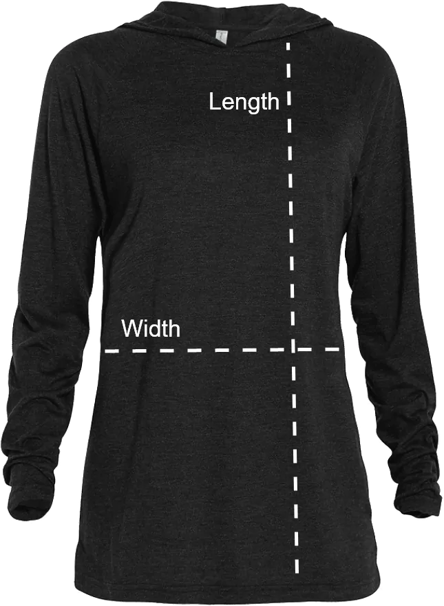 tri-blend raglan hoodie