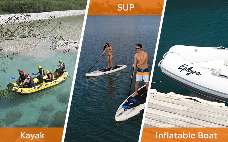 electric pump for paddle board, kayak, and inflatable boat