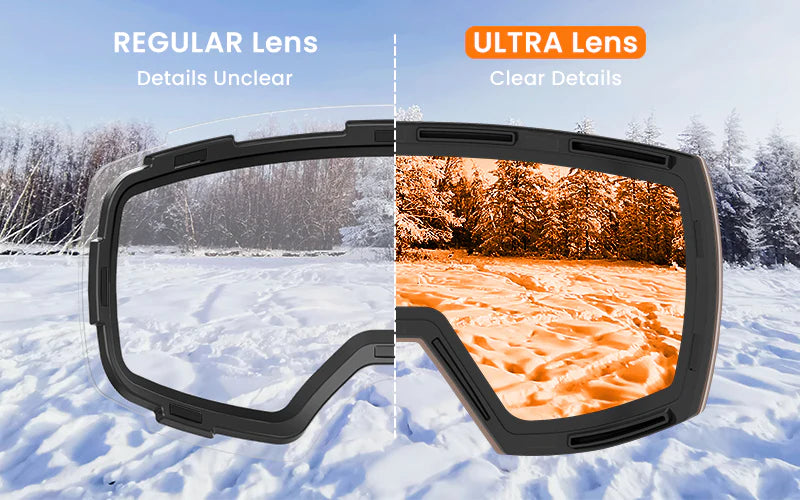 ski goggles with Color-Optimization Technology