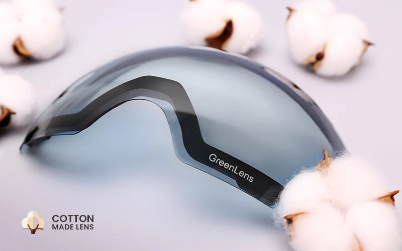 eco friendly ski goggles cotton extract lens