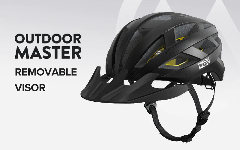 bike helmet with visor