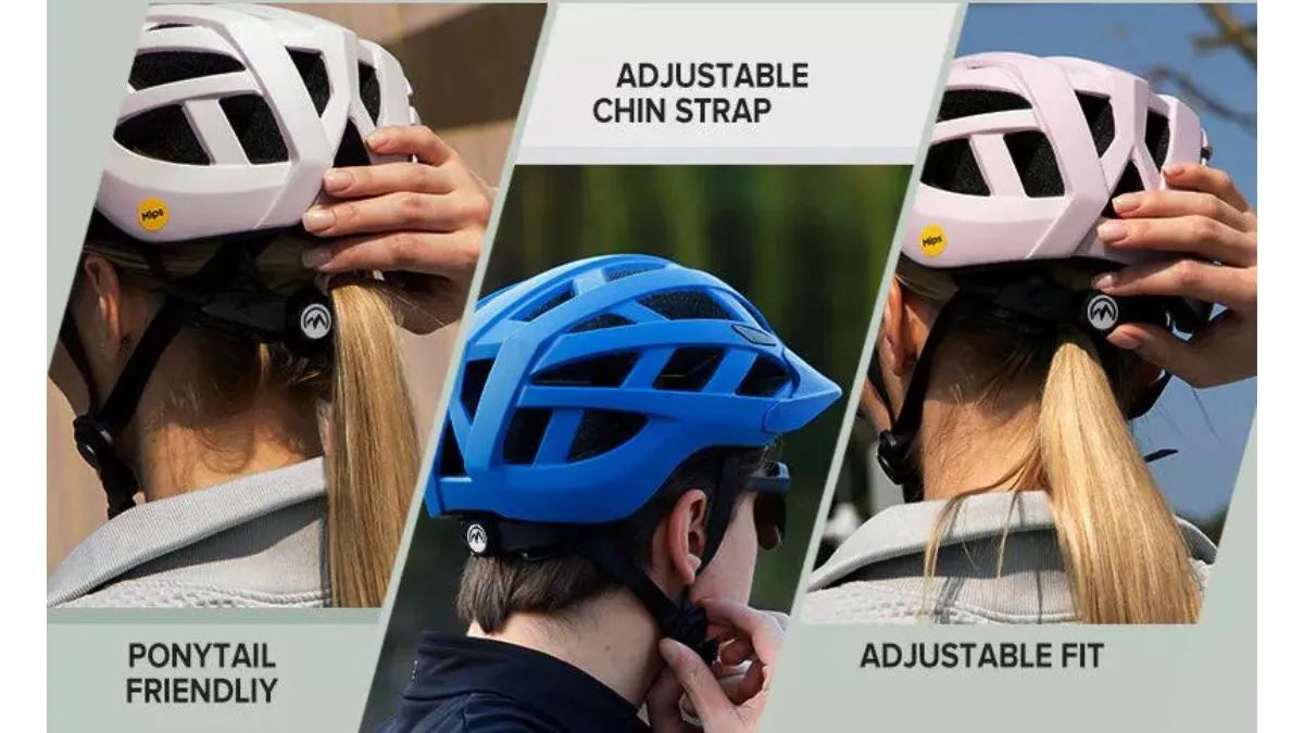 Gem helmet is its innovative design that saves space for a ponytail, ensuring comfort and convenience.