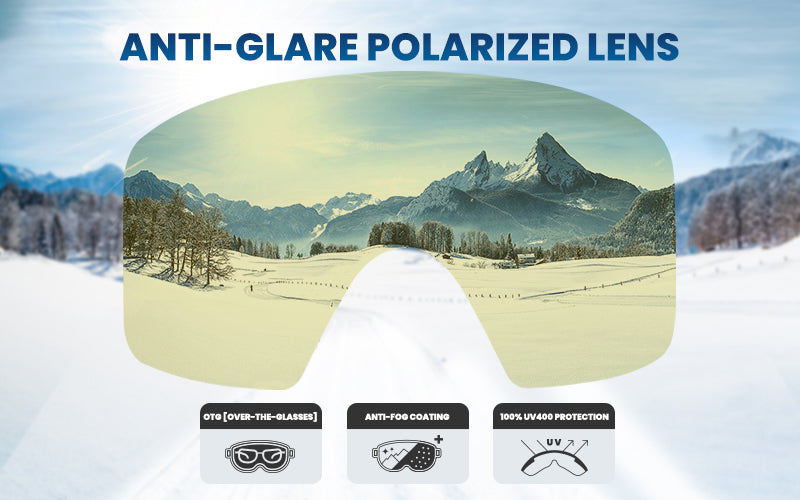 polarisierte Skibrille