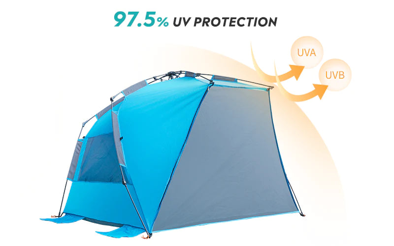 Strandzelt mit UV-Schutz UPF 50+