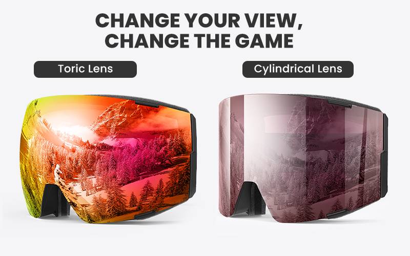 ski goggles with Color-Optimization Technology