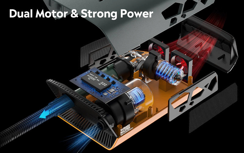 Sup-Elektropumpe, Doppelmotor und Kühlsystem