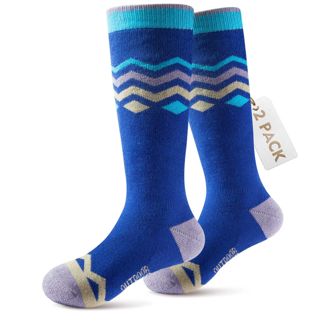 non wool ski socks