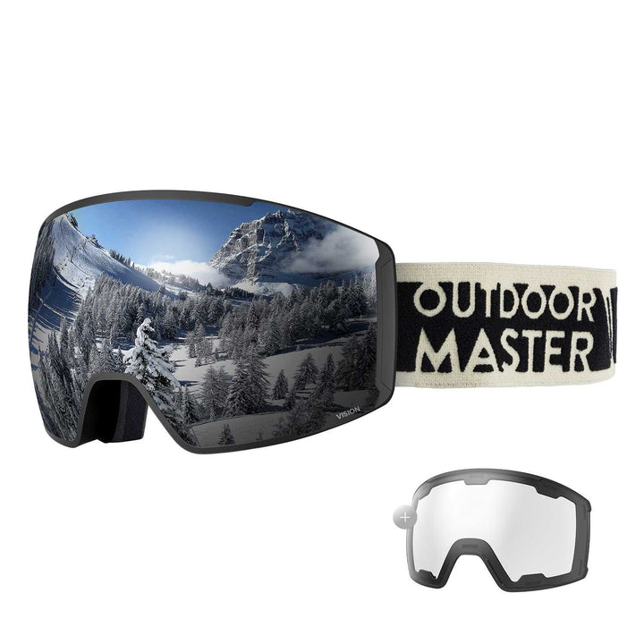 VISION Schneebrille + Bonusglas