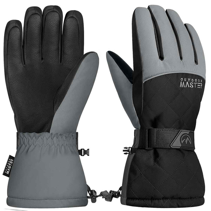 5-Finger Snow Gloves for  Women