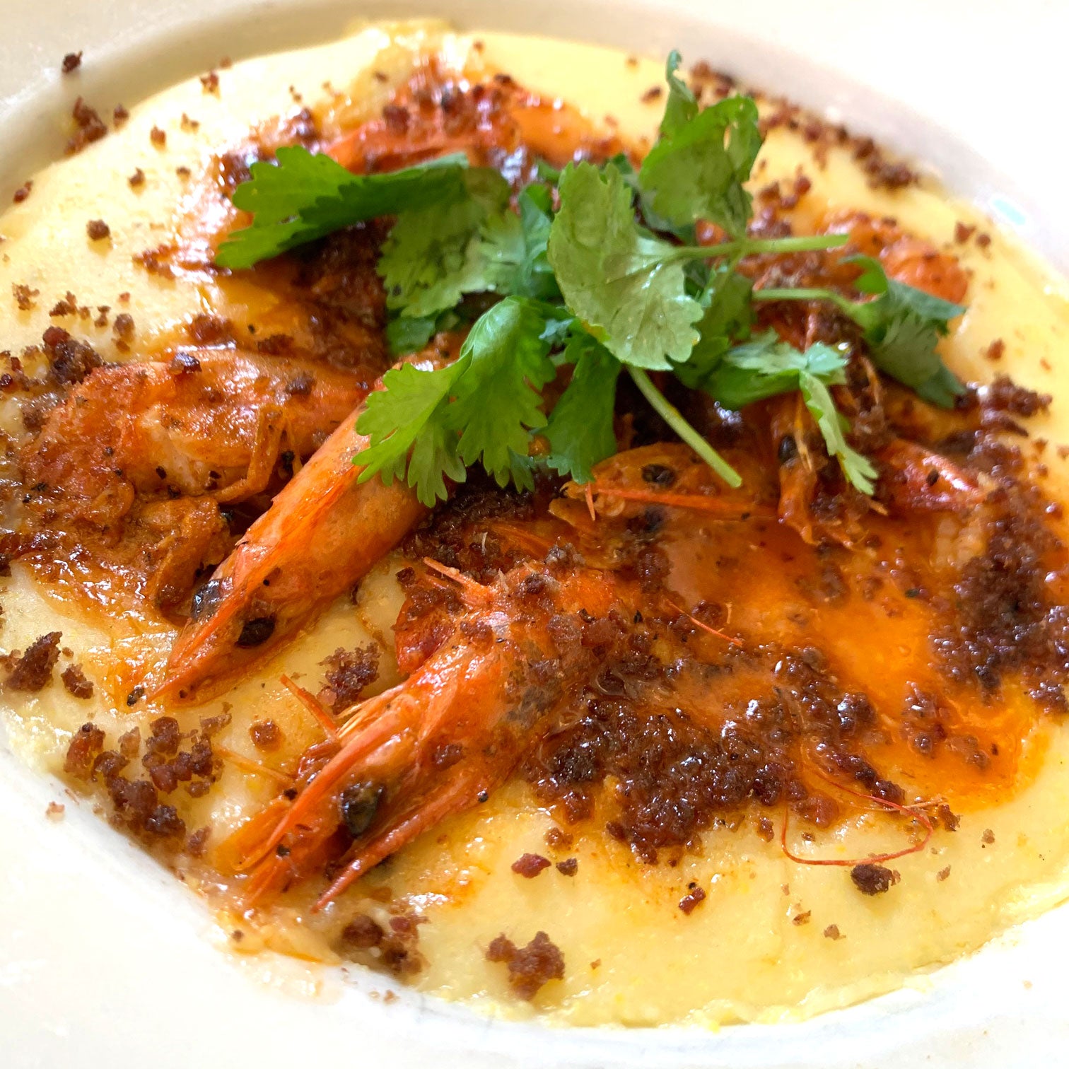 bayou gotham shrimp and grits