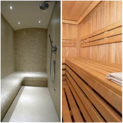 Saunas Vs Steam Rooms