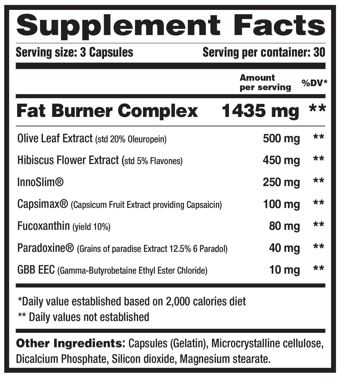 Supplement Facts