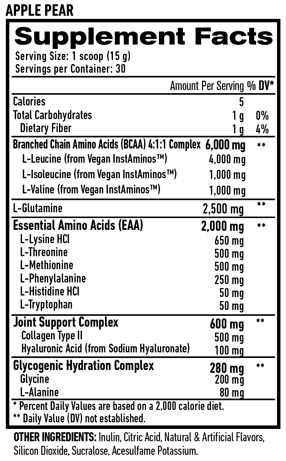 Supplement Facts
