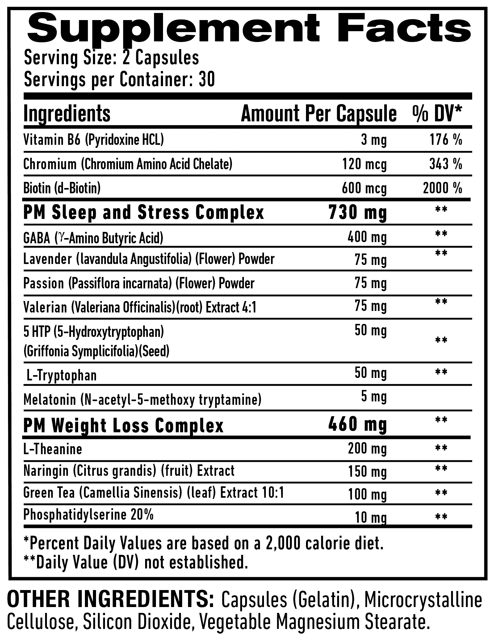 Supplement Facts