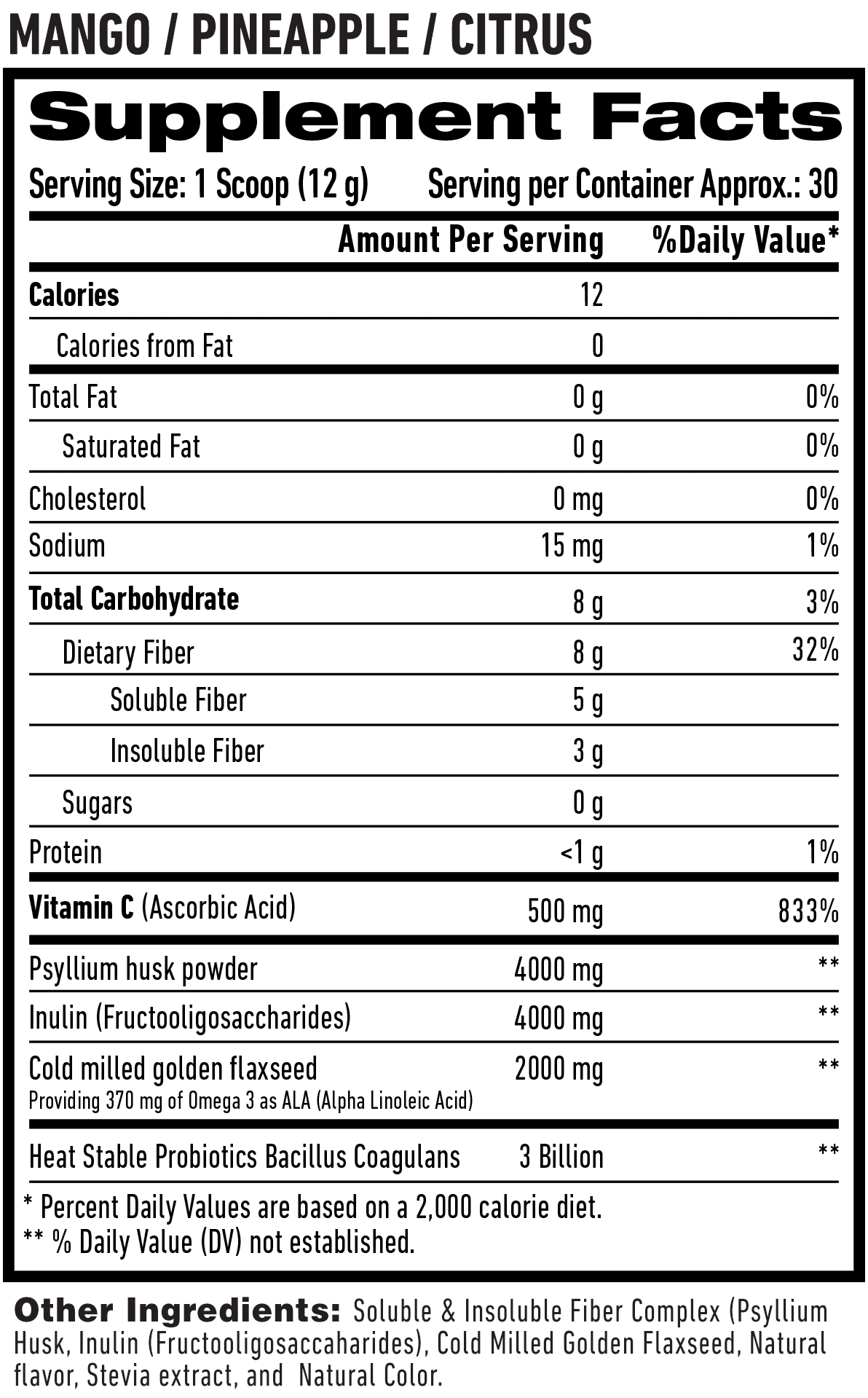 Supplement Facts