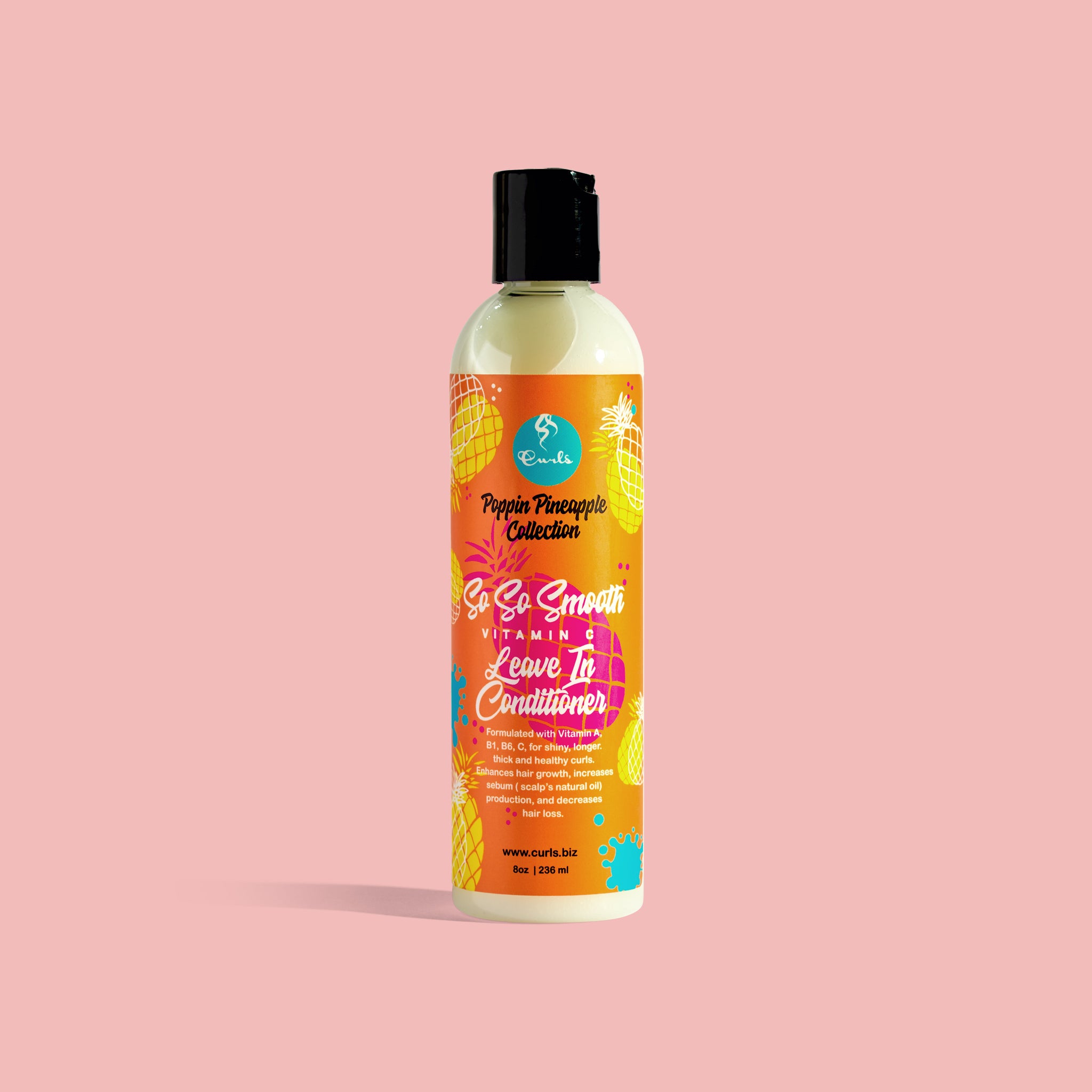 Shop CURLS Poppin Pineapple Leave In Conditioner on AMP Beauty LA