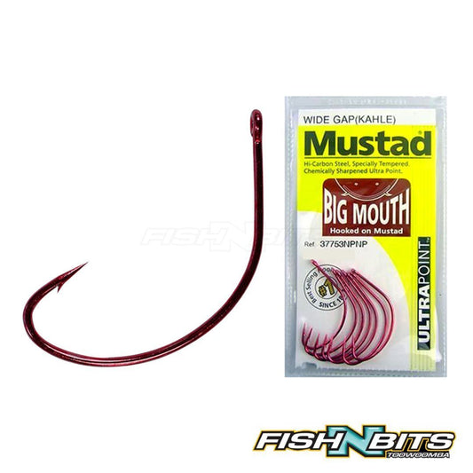Mustad - Bloodworm Hooks Ex - Long Shank – Fish N Bits