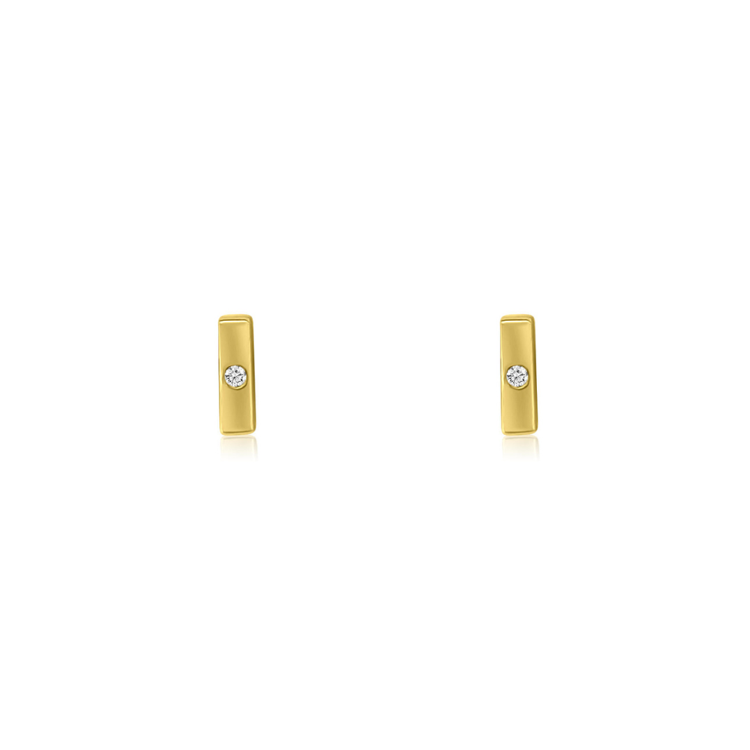 Diamond Bar Studs