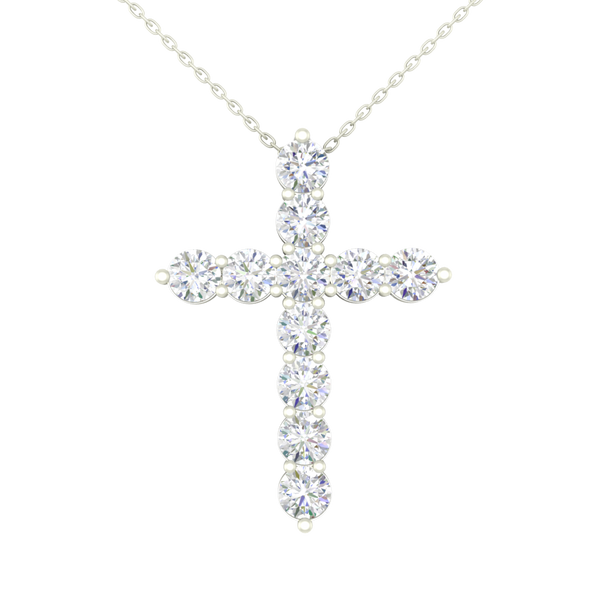 Diamond cross pendant art - Gem