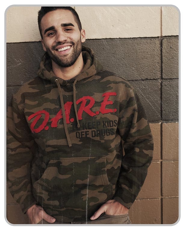 D.A.R.E. Tie Dyed (Sunset) Hoodie - Unisex - MatchBack