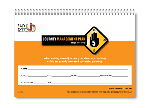 uniprint journey management plan