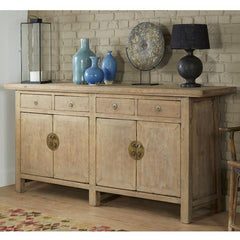 antique elm sideboard