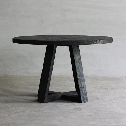 Small x base round dining table